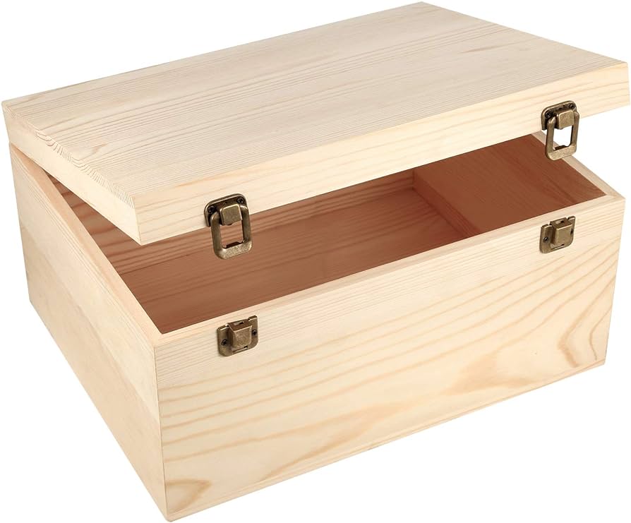 unfinished wood jewelry box